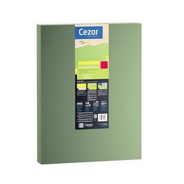 Подложка д/пола CEZAR BASIC WOOD NATURE 0.59*0.79м*4мм (1уп=15шт=6,99м2) 620x620 в Материке