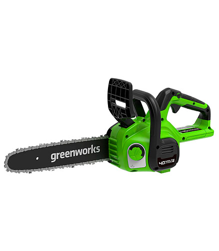 Пила цепная без аккум. GREENWORKS G40CS30II 40В 30см 438x503 в Материке - Вариант 2