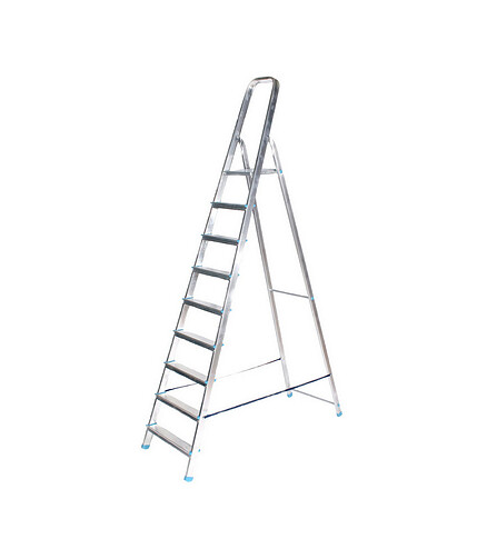Лестница-стремянка LadderBel алюмин. 9-ступ. 438x503 в Материке