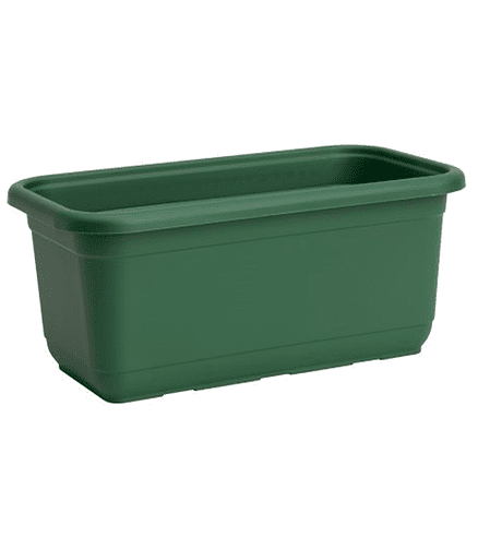 Ящик балконный VENUS Mat Eco Recycled (60x16x13см) пластик зеленый 5175-079 438x503 в Материке