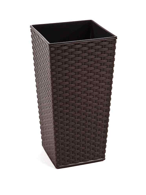 Кашпо FINEZJA RATTAN с вкладышем (40x75см) пластик коричневый LA575-83 495x660 Кашпо FINEZJA RATTAN с вкладышем (40x75см) пластик коричневый LA575-83 495x660 в Материке