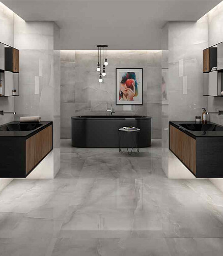 Керамогранит Geotiles SOMA 60х60 см 1,44 м2 цвет perla 438x503 в Материке