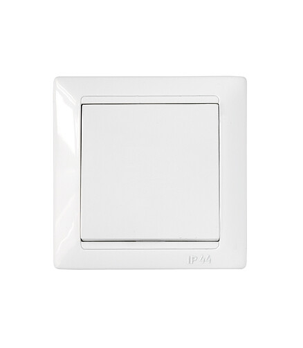 Выключатель Bylectrica СТИЛЬ С110-827 1кл. IP44 бел. 438x503 в Материке