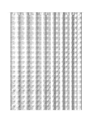 Штора для ванной комнаты F8754, 3D прозрачная 180х200см PEVA/полиэт. с кольцами 238x286 в Материке