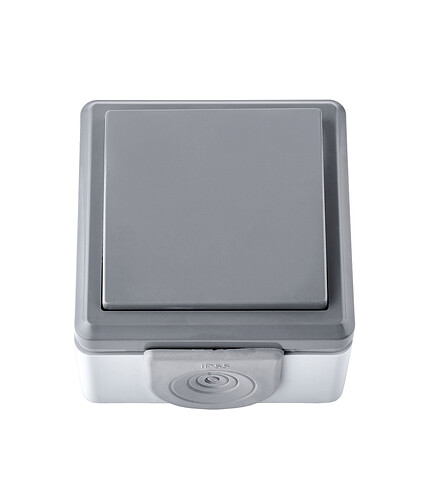 Выключатель Bylectrica ПРАЛЕСКА АКВА IP55 А1 10-2131(03) 1кл. 438x503 в Материке