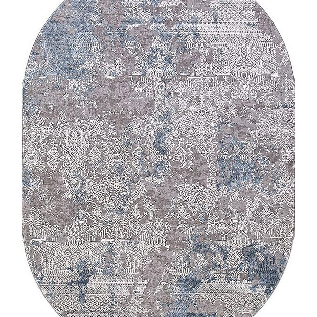 Ковер ARMINA 03851A Blue/Blue 80*150, овал