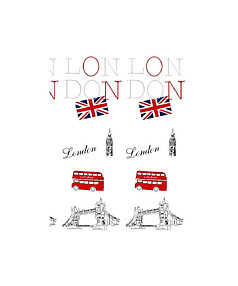 Штора для ванной комнаты ТХТ LONDON MULTI 06870, 180х200см разноцветная