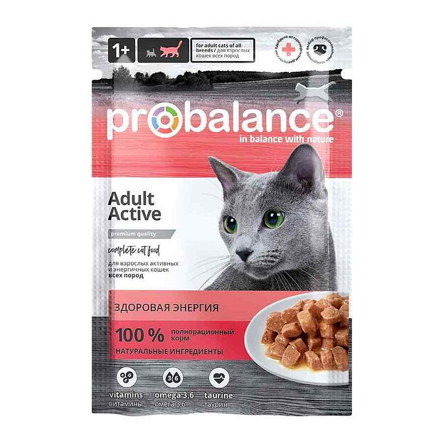 Корм для активных кошек ProBalance Active (85г)