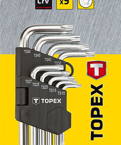Набор ключей TS TOPEX 35D950 9шт/уп.