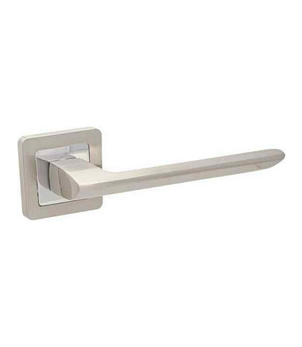 Ручка дверная Code Deco H-22105-A-NIS, матовый никель (уп=2шт) 438x503 в Материке