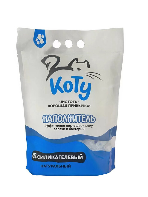 Наполнитель силикагелевый КОТУ Натуральный (4л) 495x660 в Материке