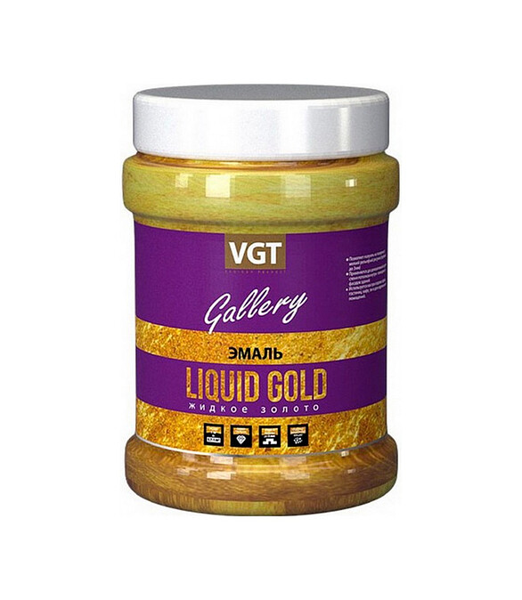 Эмаль VGT перламутровая Жидкое золото 0,2, 3кг 586x674 в Материке