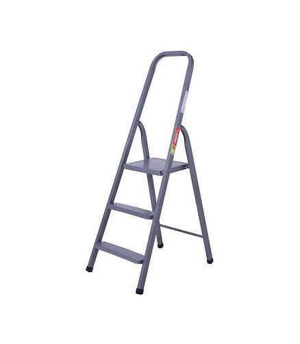 Лестница-стремянка LadderBel стальная 3-ступ. 438x503 в Материке