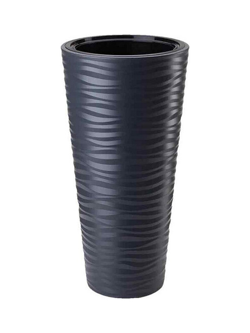 Кашпо SAHARA Dunes Slim Round с вкладышем (34,5x68,5см) пласт. антрацит 2790-014 495x660 Кашпо SAHARA Dunes Slim Round с вкладышем (34,5x68,5см) пласт. антрацит 2790-014 495x660 в Материке
