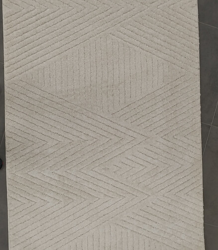 Ковер TERNI CV30A White 120*170 438x503 в Материке