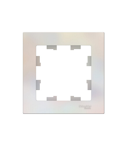 Рамка SE ATLAS Design ATN000401 1мест. жемчуг 438x503 в Материке