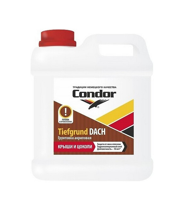 Грунтовка Condor Tiefgrund DACH, 5кг 586x674 Грунтовка Condor Tiefgrund DACH, 5кг 586x674 в Материке