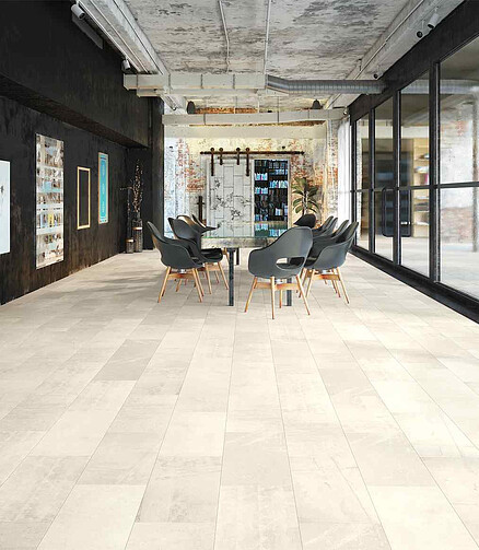 Ламинат CLASSEN/Visio Grande-32 WR/56025/БЕТОН АРКТИК*4V 438x503 в Материке - Вариант 2