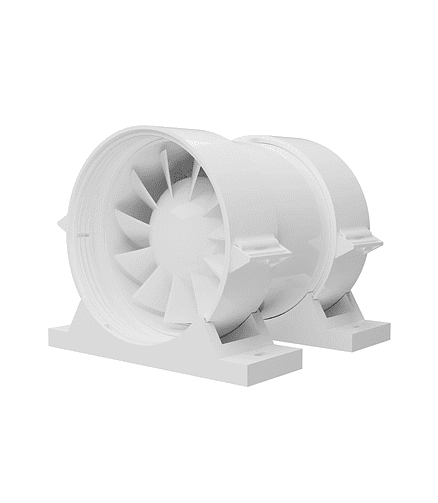 Вентилятор канальный DICITI Pro 4 d100мм 438x503 в Материке