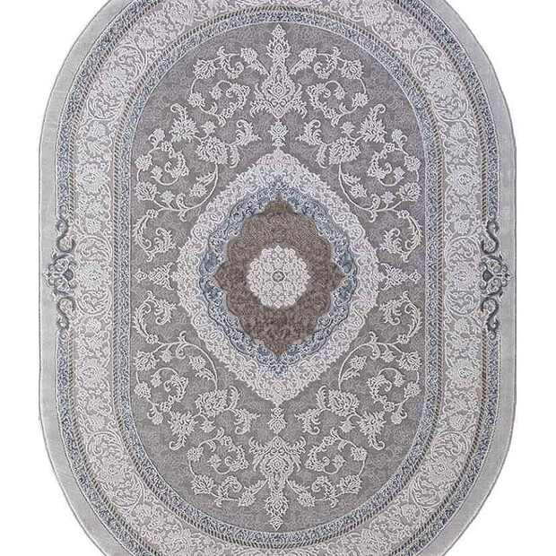 Ковер ARMINA 03874A Blue/Blue 160*230, овал