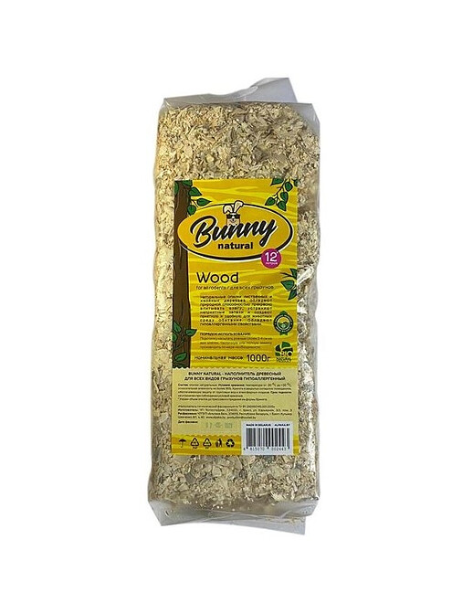 Подстилка древесная (из опилок) Bunny (12л/1кг) 495x660 Подстилка древесная (из опилок) Bunny (12л/1кг) 495x660 в Материке