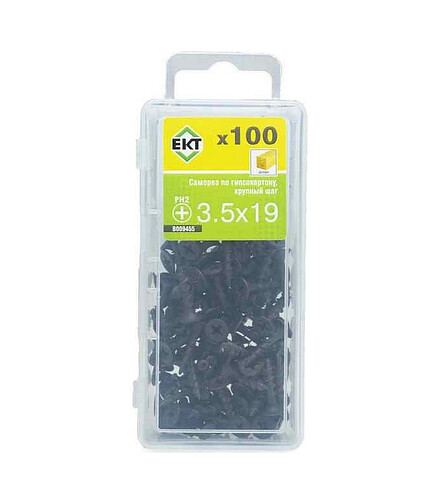 Саморез для ГИПСОКАРТОНА, крупный шаг, по ДЕРЕВУ 3,5х19 (уп=100шт)_BOX 438x503 в Материке - Вариант 2