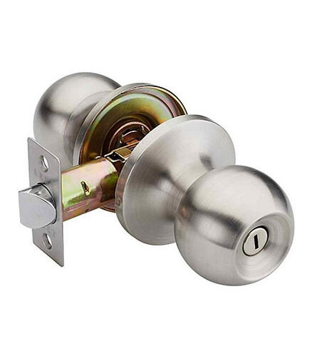 Ручка-защелка (кноб) LOCKIT ЗШ-03 (фиксатор), мат.никель 438x503 в Материке