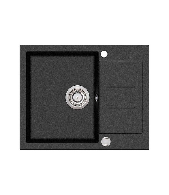Мойка TESA SQT102-601AW 620x500мм гранит-черный металлик с вып.полуавтомат 586x674 Мойка TESA SQT102-601AW 620x500мм гранит-черный металлик с вып.полуавтомат 586x674 в Материке
