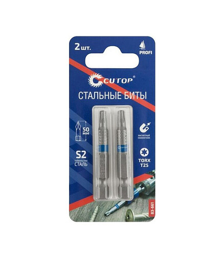 Бита CUTOP T25 50мм 2шт/уп. 438x503 в Материке - Вариант 3