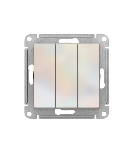 Выключатель SE ATLAS Design ATN000431 3кл. жемчуг 438x503 в Материке