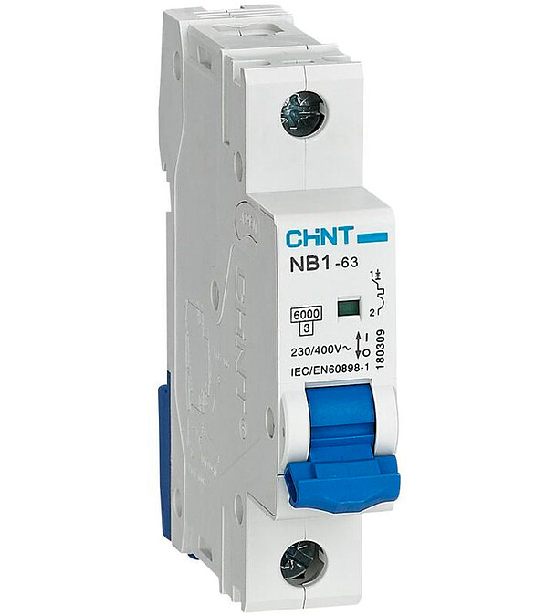 Выключатель автоматический CHINT NB1-63 1P 32А 586x674 Выключатель автоматический CHINT NB1-63 1P 32А 586x674 в Материке