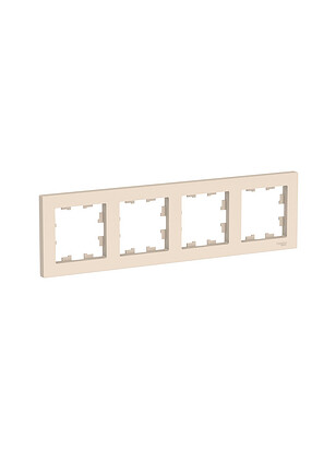 Рамка SE ATLAS Design ATN000204 4мест. беж. 238x286 в Материке - Вариант 2