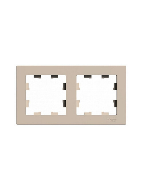 Рамка SE ATLAS Design ATN001202 2мест. песочный 495x660 Рамка SE ATLAS Design ATN001202 2мест. песочный 495x660 в Материке