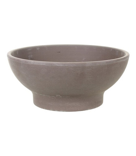 Горшок BASALT Misa M (32x13см) терракота коричневый T-014-021-31 438x503 в Материке