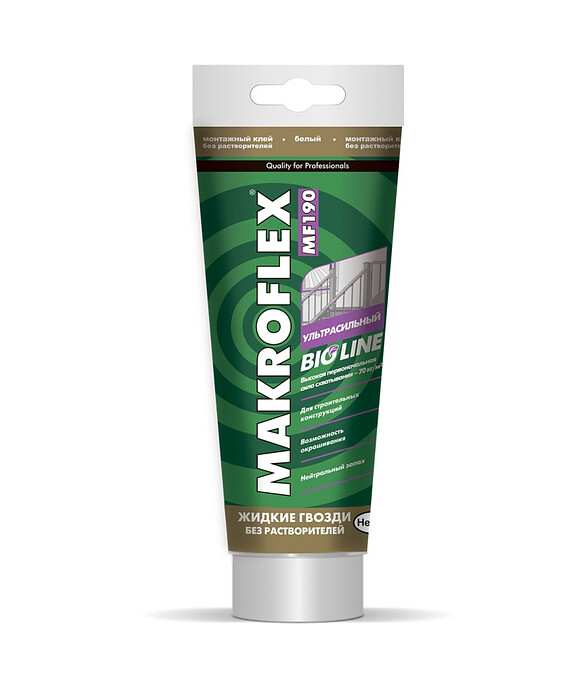 Клей MAKROFLEX MF190 Bio Line монтажный ультрасильный, 250г 586x674 Клей MAKROFLEX MF190 Bio Line монтажный ультрасильный, 250г 586x674 в Материке