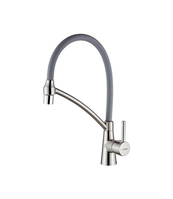 Смеситель KK4399A-9 (для кухни) гибкий излив, сатин-серый 586x674 в Материке