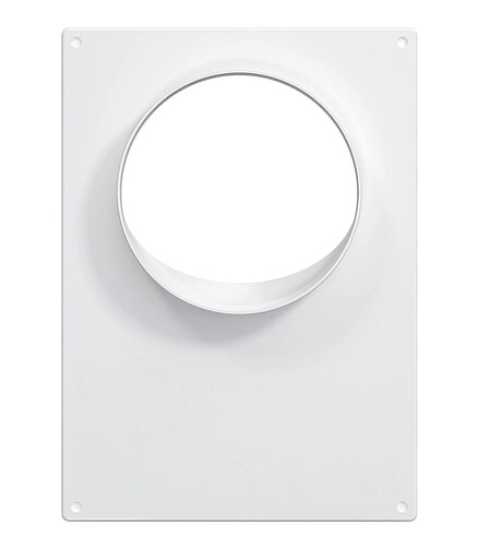 Площадка торцевая ERA 120ПТП фланец d120 180х250мм 438x503 в Материке