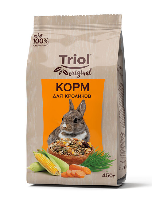 Корм для кроликов Triol Original (450г) 495x660 Корм для кроликов Triol Original (450г) 495x660 в Материке