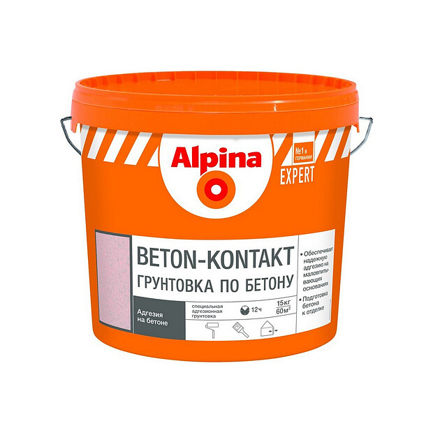 Грунтовка Alpina Beton-Kontakt, 15кг 620x620 в Материке