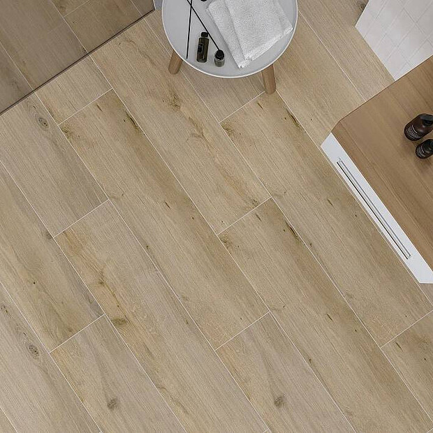 Керамогранит Cersanit WOOD CONCEPT 21,8х89,8 см 1,17 м2 цвет бежевый 620x620 в Материке