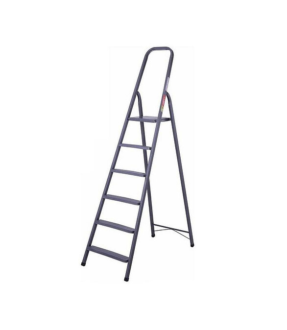 Лестница-стремянка LadderBel стальная 6-ступ. 586x674 Лестница-стремянка LadderBel стальная 6-ступ. 586x674 в Материке