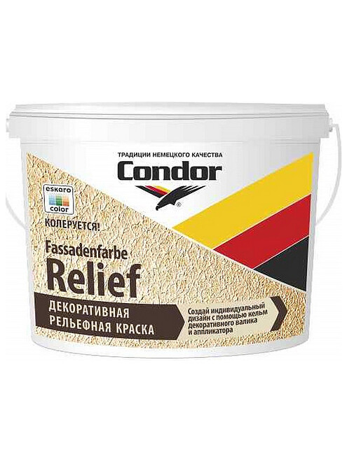 Краска Condor Fassadenfarbe Relief, 7,5кг 495x660 Краска Condor Fassadenfarbe Relief, 7,5кг 495x660 в Материке