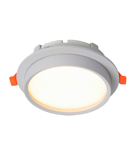 Светильник встраив. потолочный Feron DL704 круг бел. 25W/230V/GX70 438x503 в Материке - Вариант 2