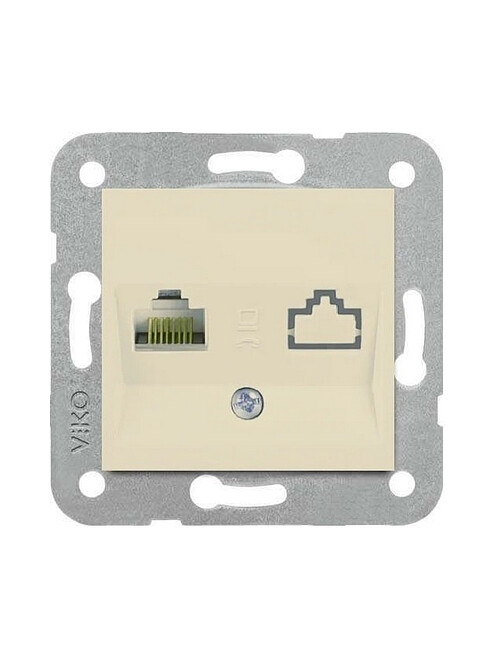 Розетка комп. Viko KARRE 90967232 крем 495x660 Розетка комп. Viko KARRE 90967232 крем 495x660 в Материке