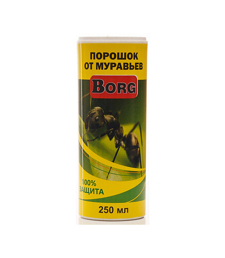 Средство Порошок от муравьёв Borg (250мл/250г) 438x503 в Материке
