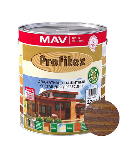 Пропитка Profitex мореный дуб, 2,2кг 438x503 в Материке
