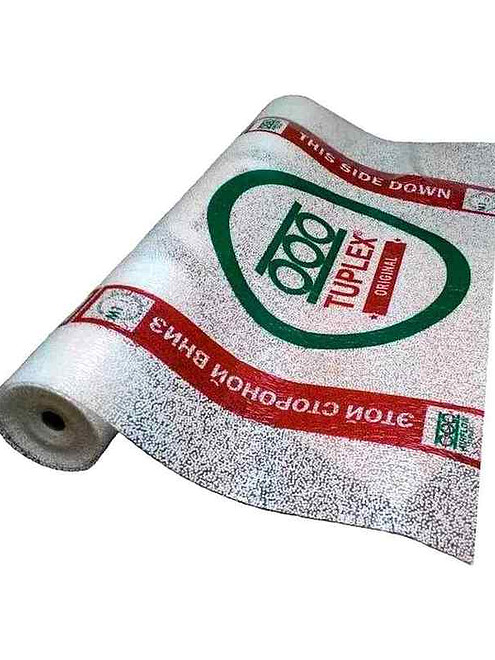 Подложка д/пола TUPLEX ORIGINAL 1.1*9м*3мм (1рул=9,9м2) 495x660 Подложка д/пола TUPLEX ORIGINAL 1.1*9м*3мм (1рул=9,9м2) 495x660 в Материке