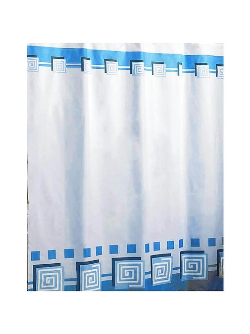 Штора для ванной комнаты LYKIA голубой 180х200см (100% полиэстр) 495x660 Штора для ванной комнаты LYKIA голубой 180х200см (100% полиэстр) 495x660 в Материке