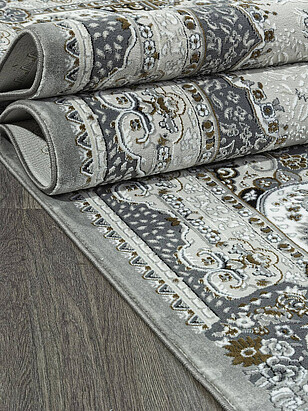 Ковер MIRAY O1463 Grey 200*290 238x286 в Материке - Вариант 2