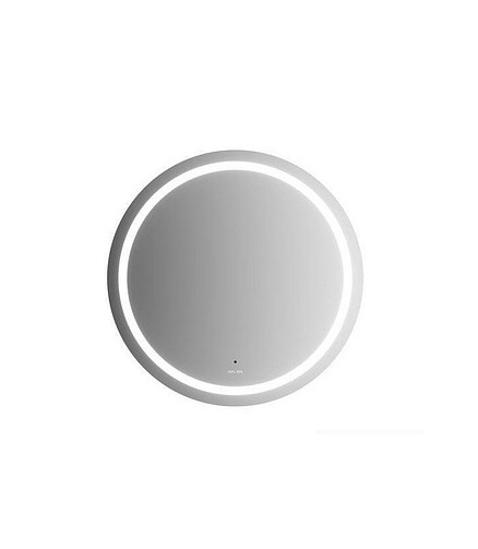 Зеркало X-JOY M85AMOX0651WG D650мм: LED-подсветка, сенсорный выключатель 438x503 в Материке - Вариант 2